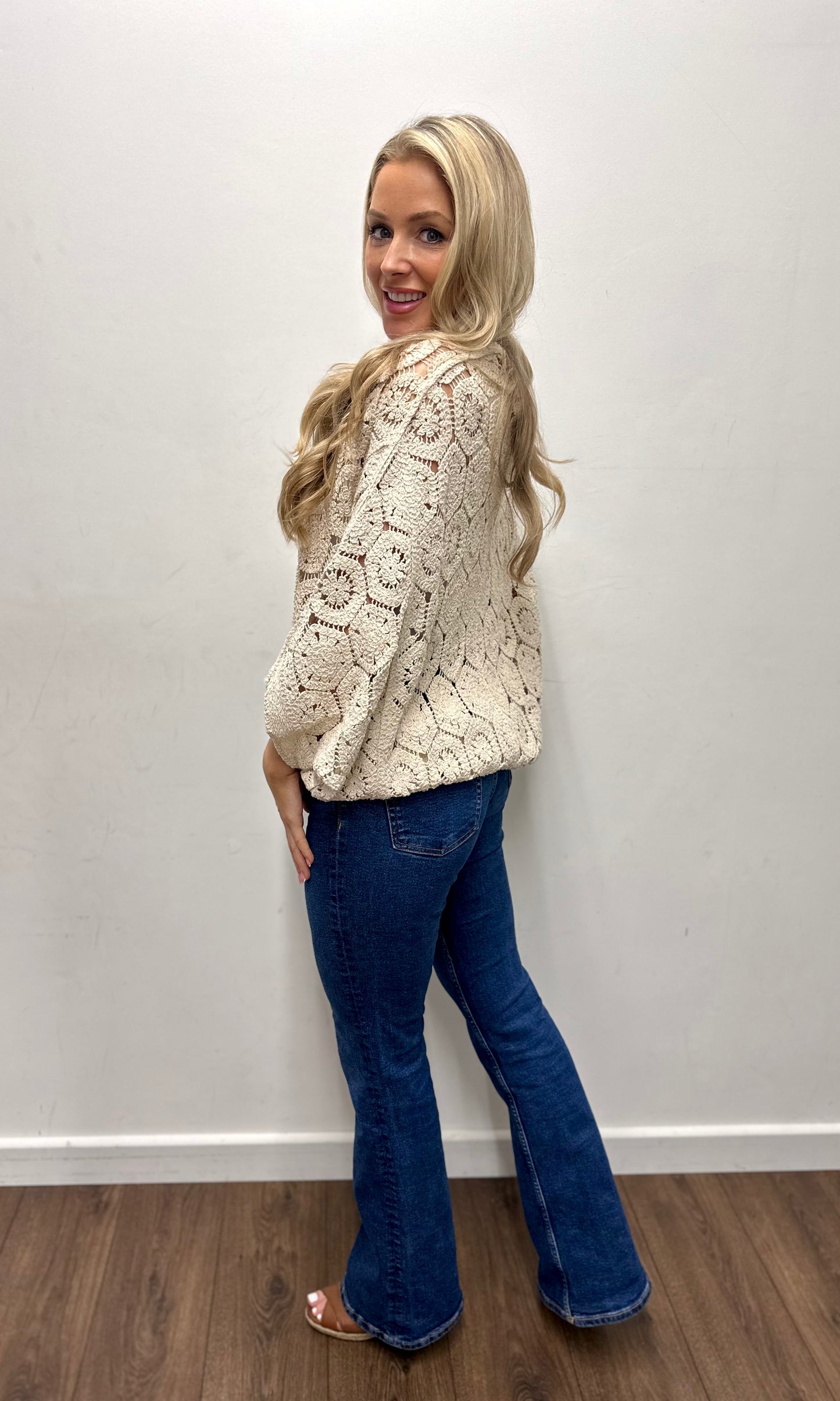 Crochet Batwing Cardi