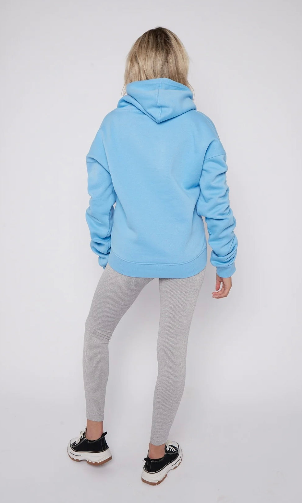 Ruched Sleeve Hoody 1734