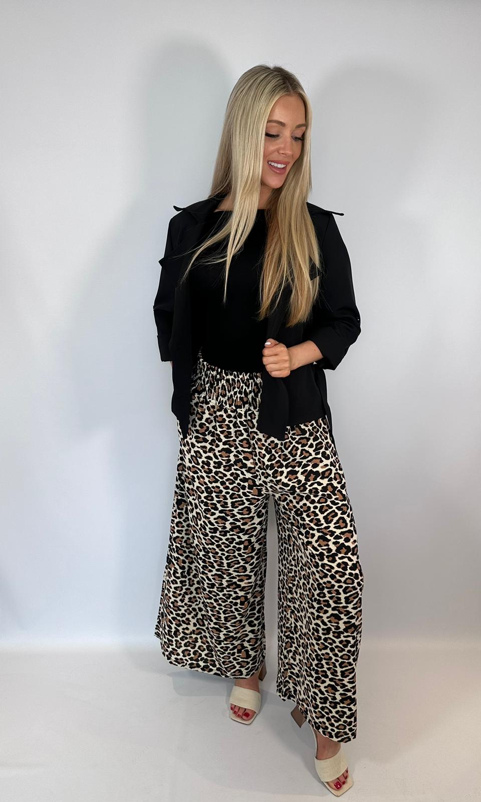 Elasticated Waist Print Culottes