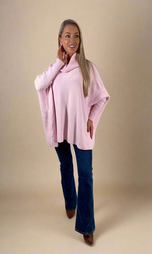 Oversized Cowl Neck Jumper