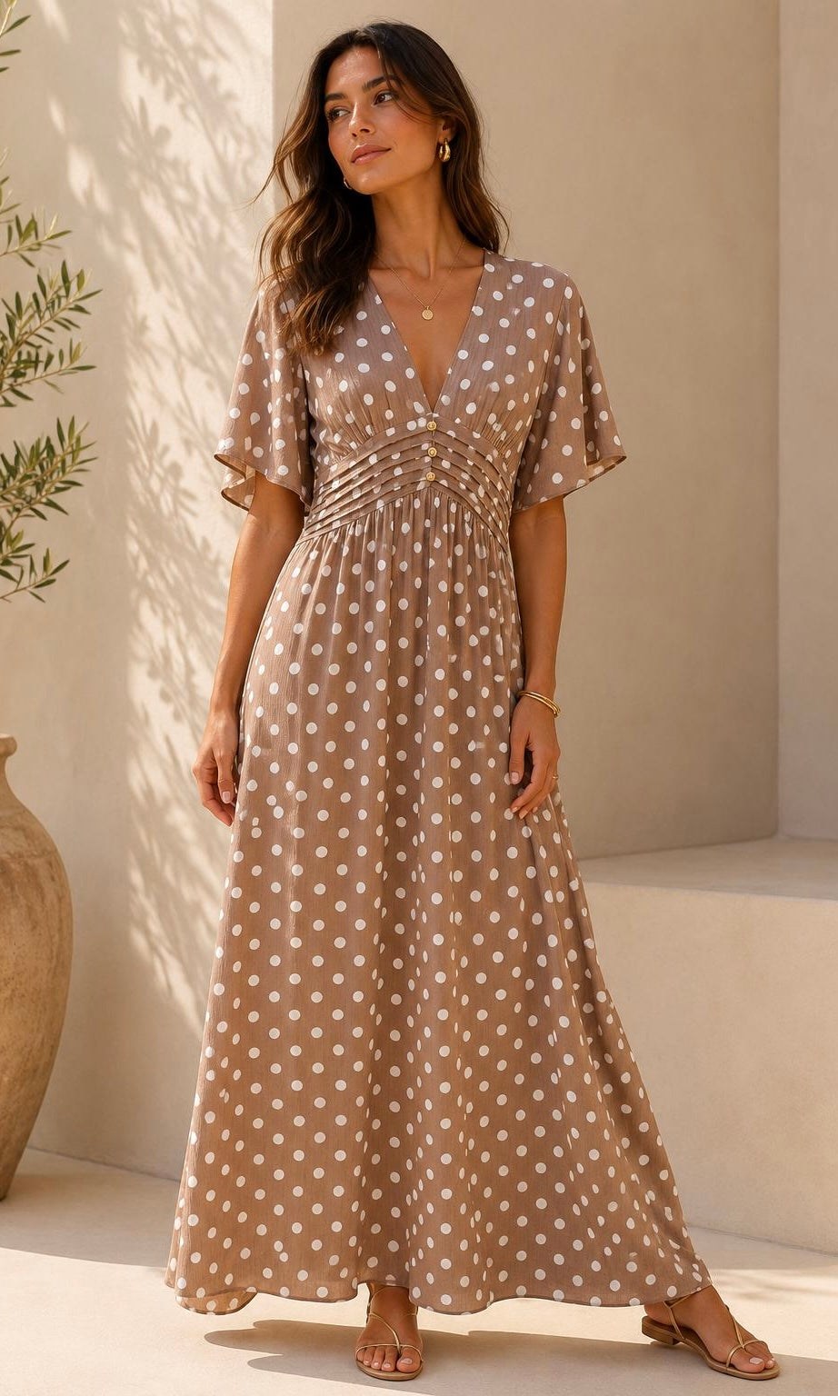 Tabatha Polka Dot Dress