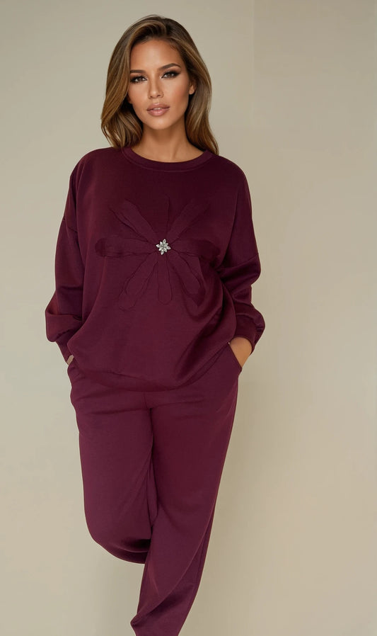Penny flower scuba lounge set