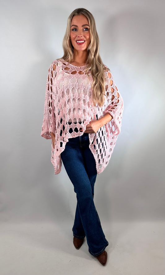 Millie Oversized crochet top