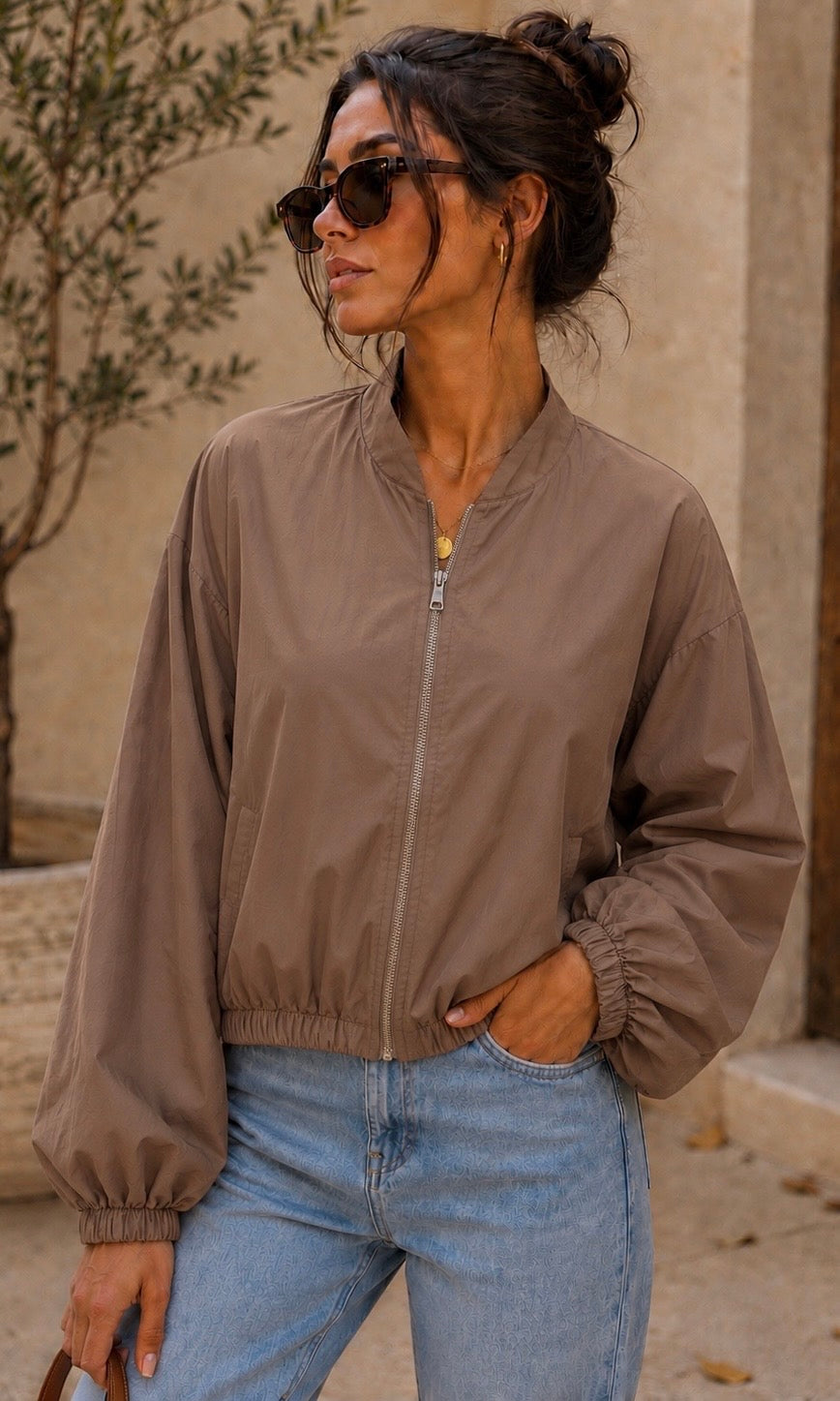 Scarlett Puff Hem Jacket