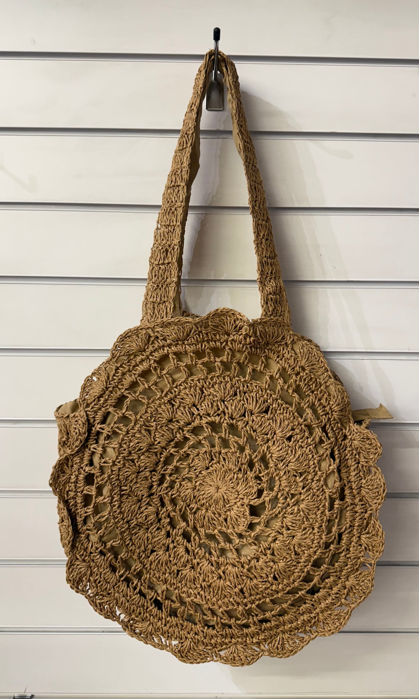 Woven Round Shopper Bag