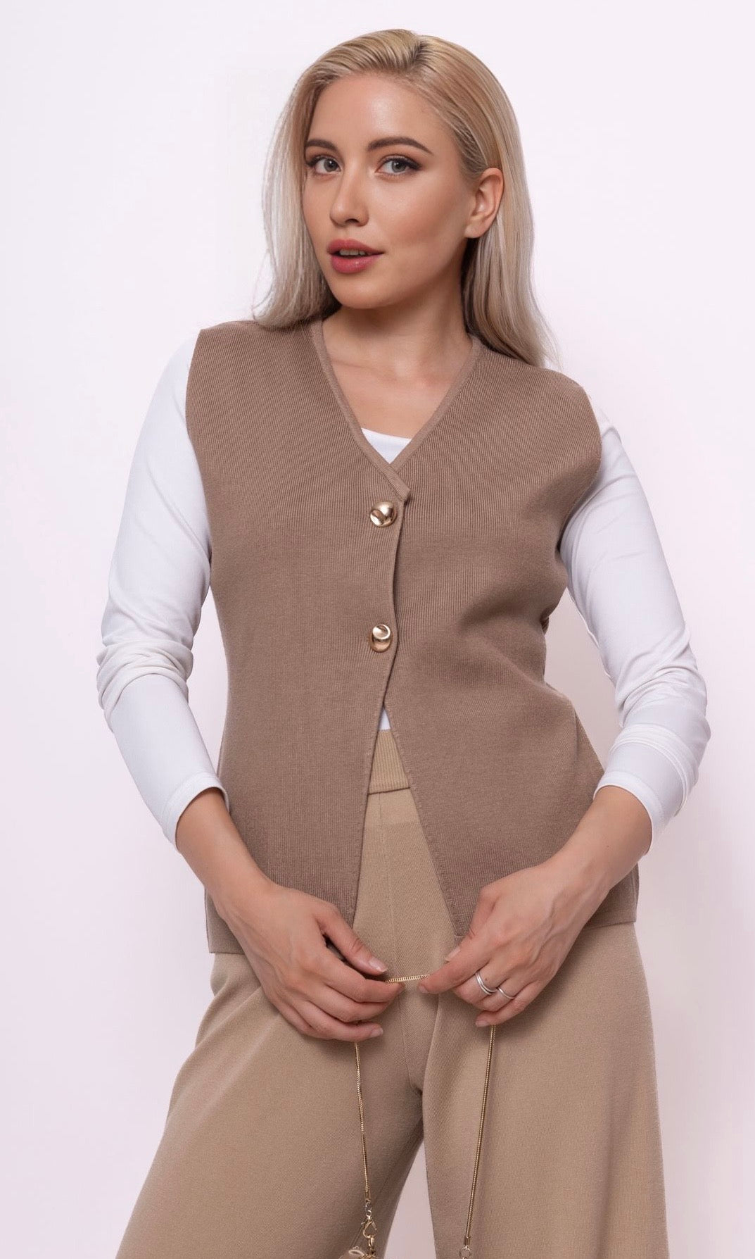 Kira Knitted Waistcoat