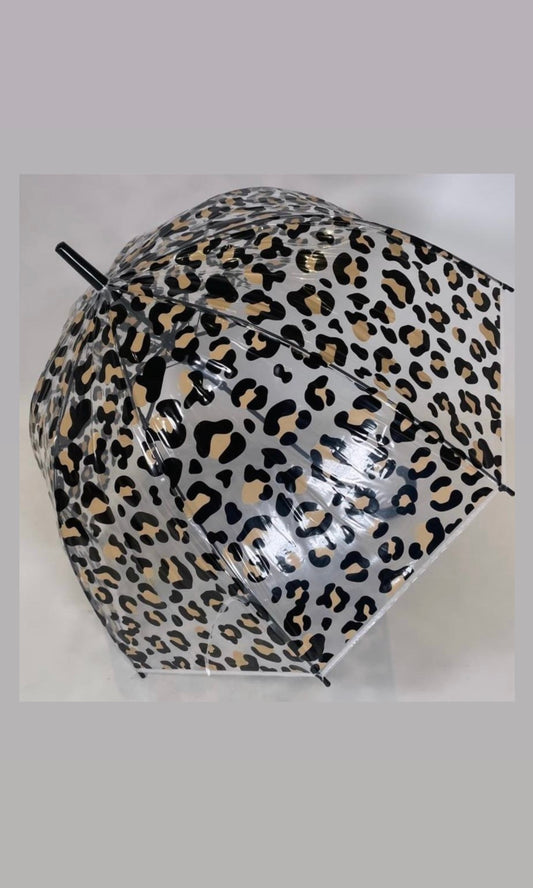 Dome Leopard Umbrella