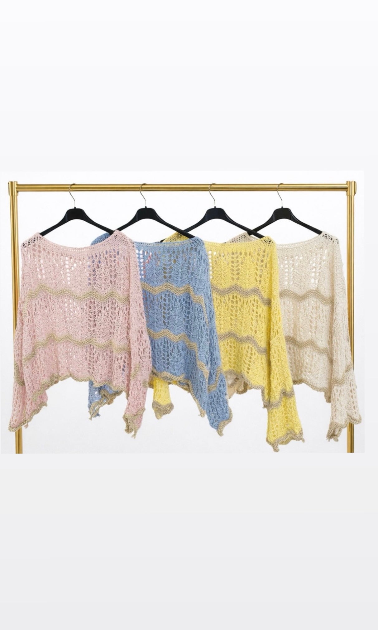 Charlotte Zig Zig Crochet Jumper