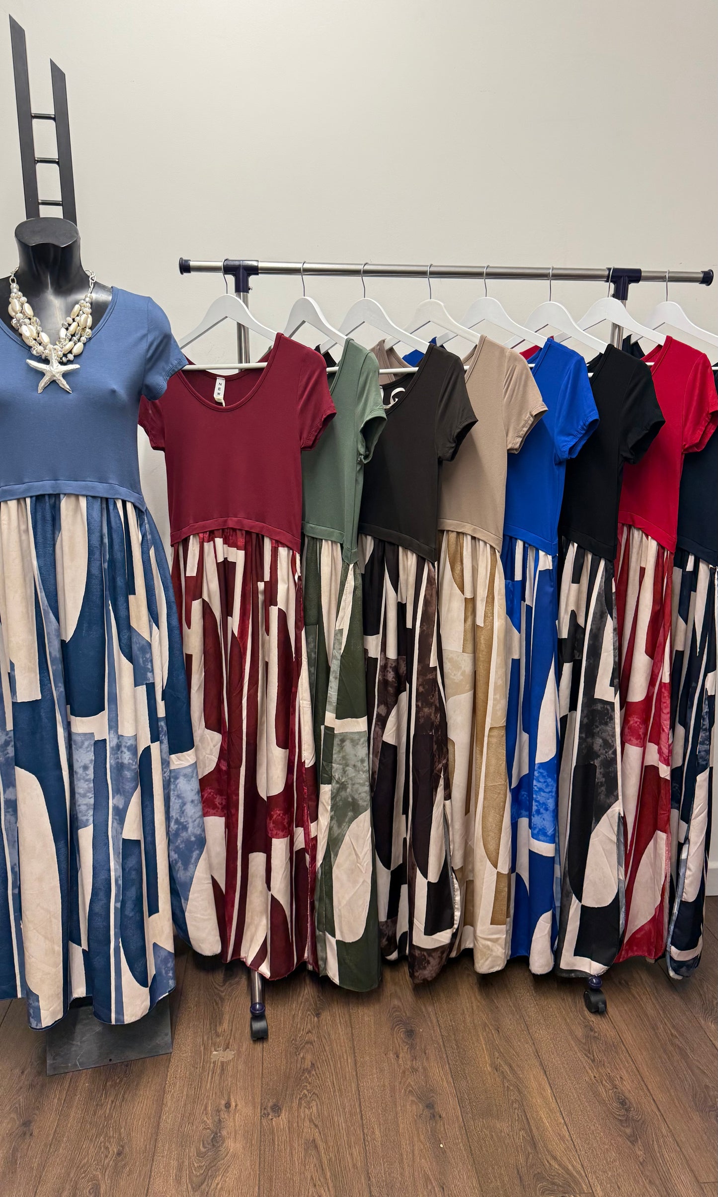 Catalina Abstract Maxi Dress