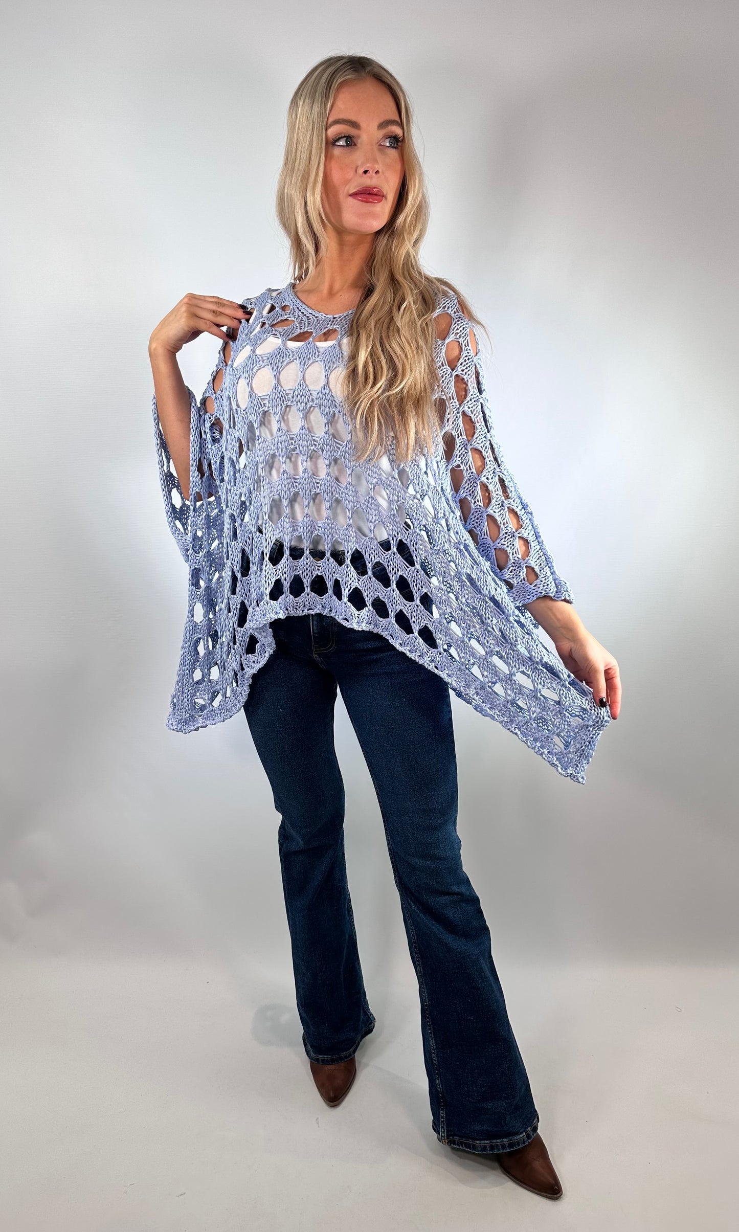 Millie Oversized crochet top