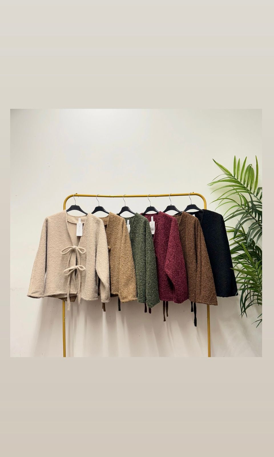 Beau Tie Up Oversized Cardi