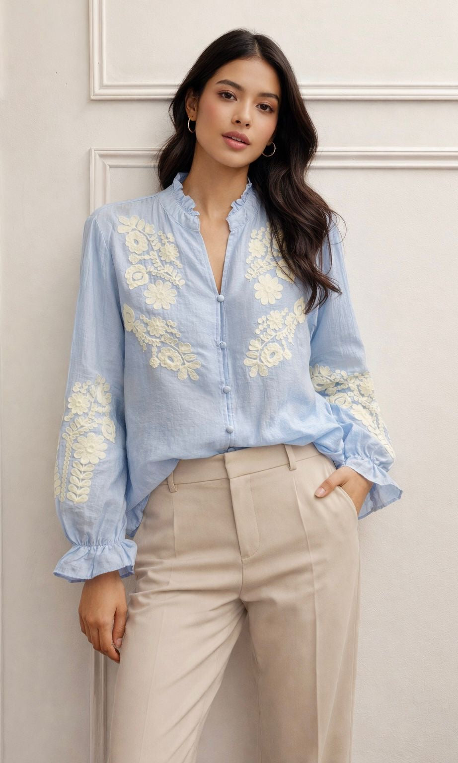 Pasha Embroidered Blouse