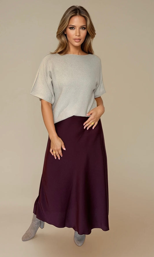 Jasmine Satin Skirt