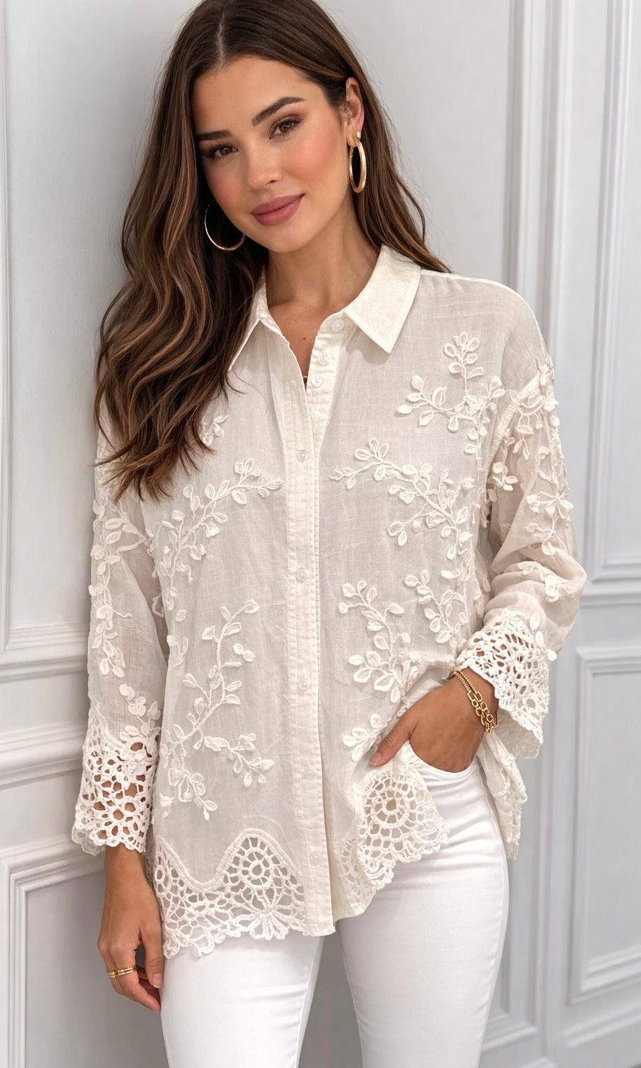 Grace Embroidered Shirt