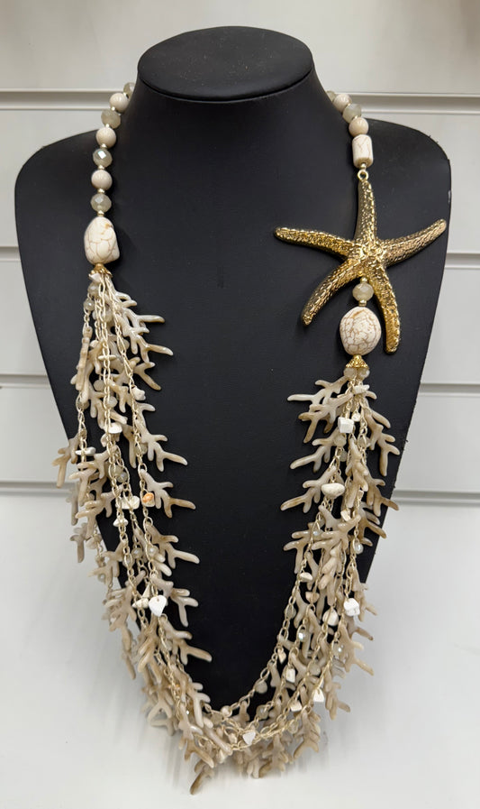 Long Starfish Necklace