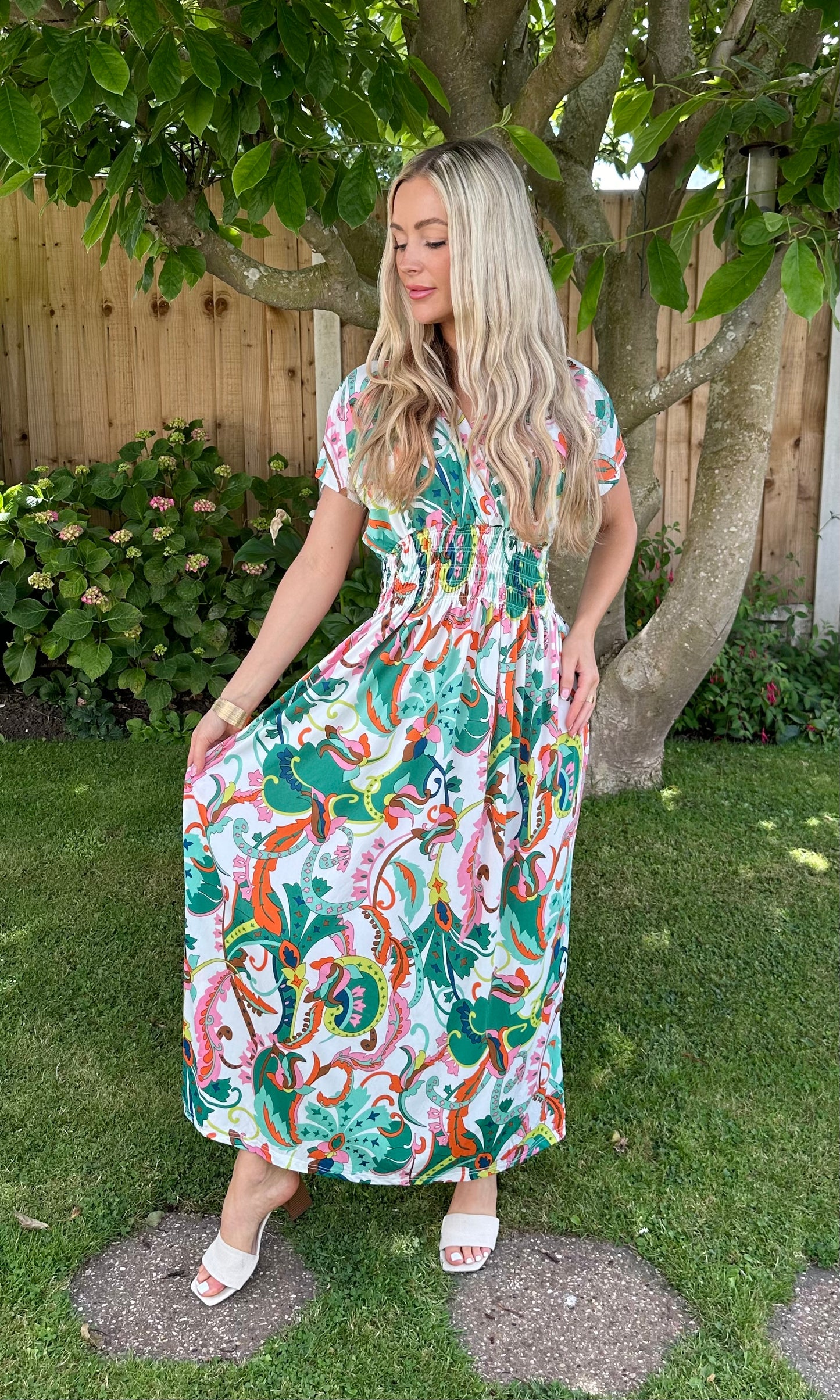 Alexa Print Maxi Dress