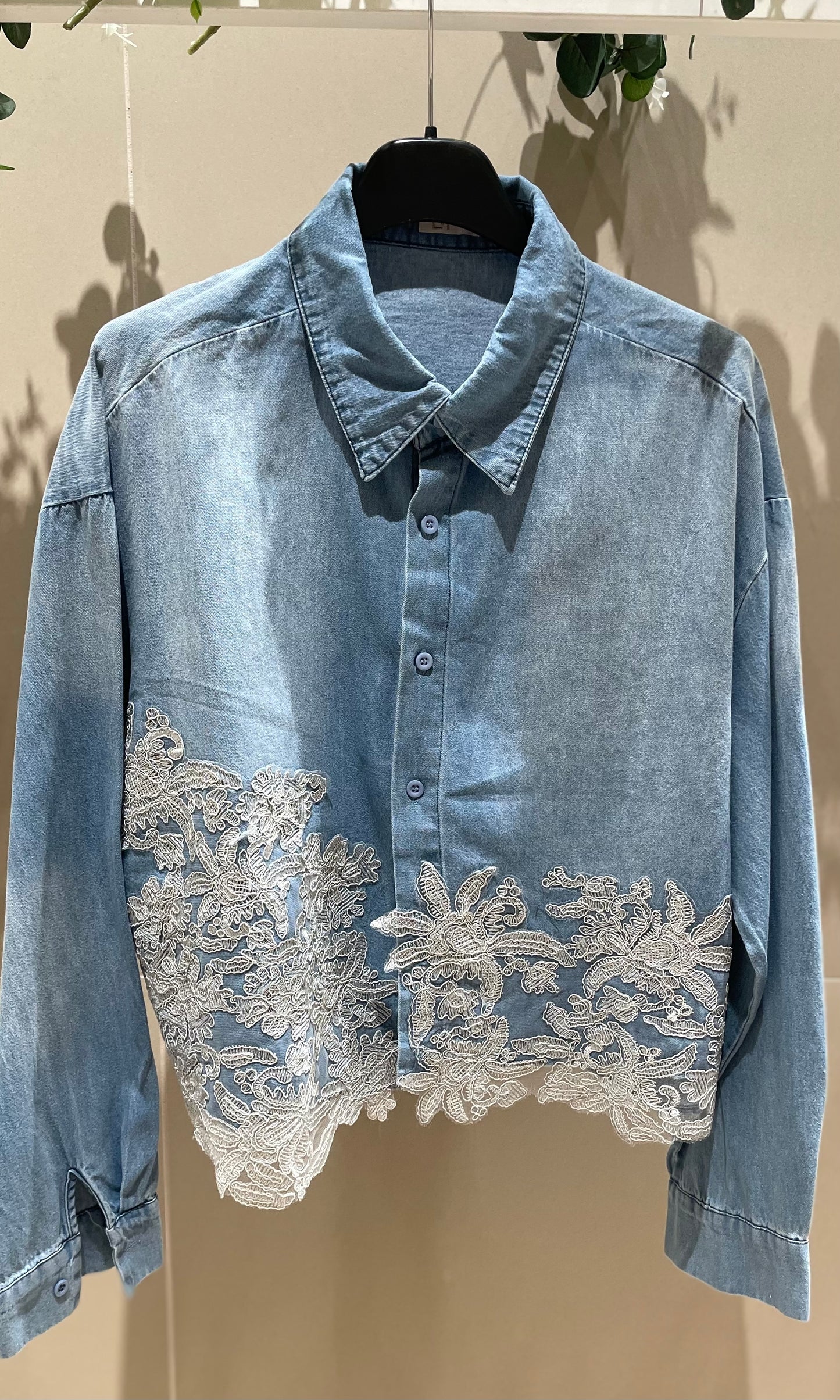 Denim and Lace Shirt/Jacket