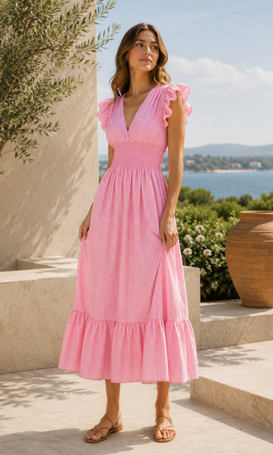 Lydia Gingham Dress
