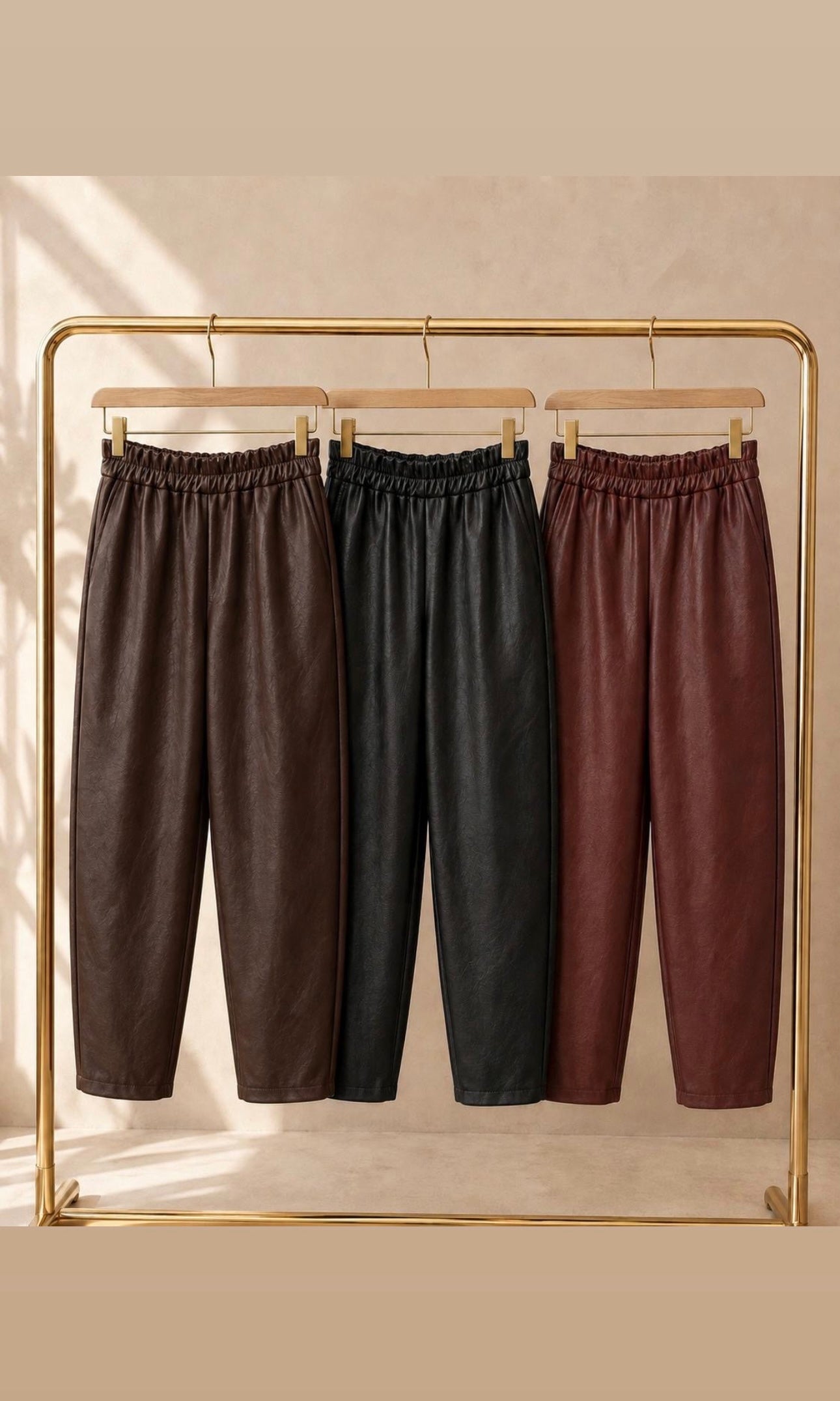 Georgina Leather Look Trouser
