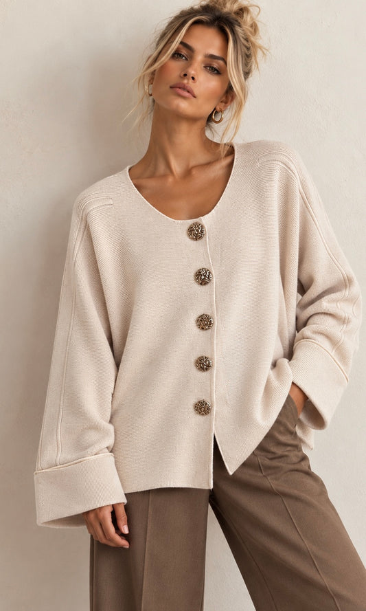 Sasha gold bottom cardi