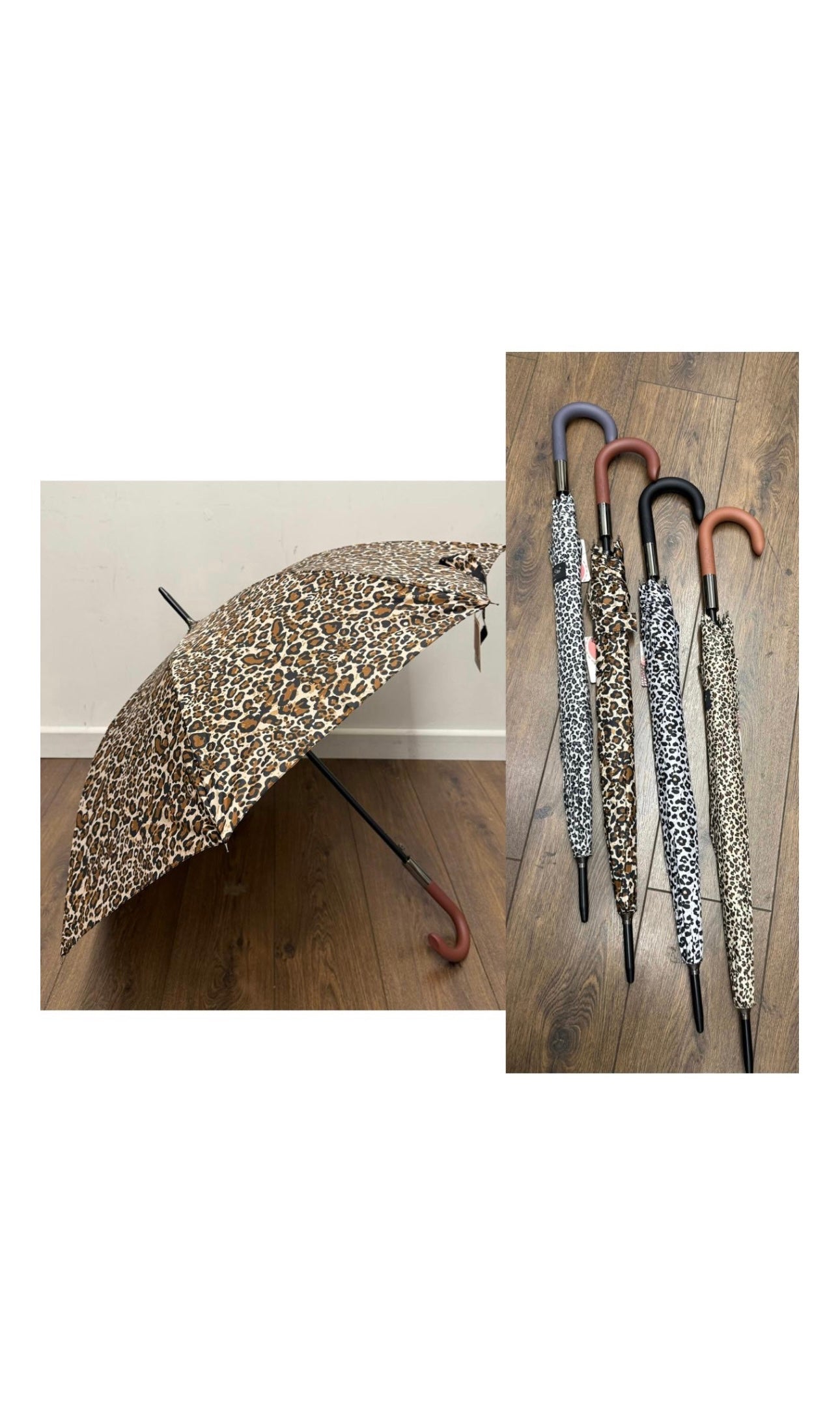 Automatic Animal Print Umbrellas