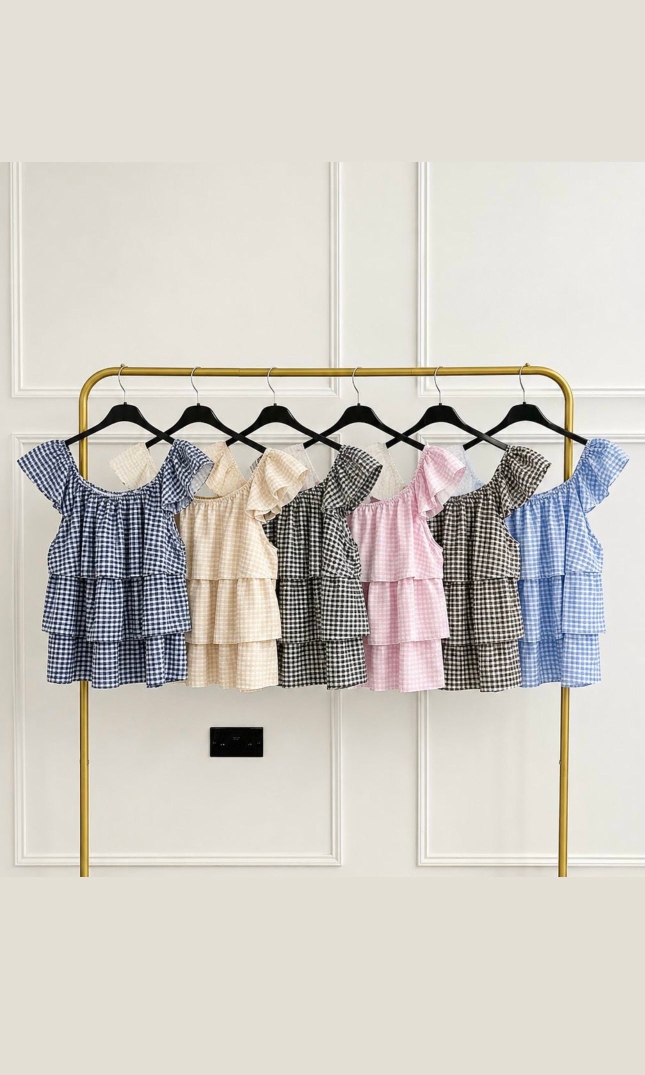 Abigail Gingham Top