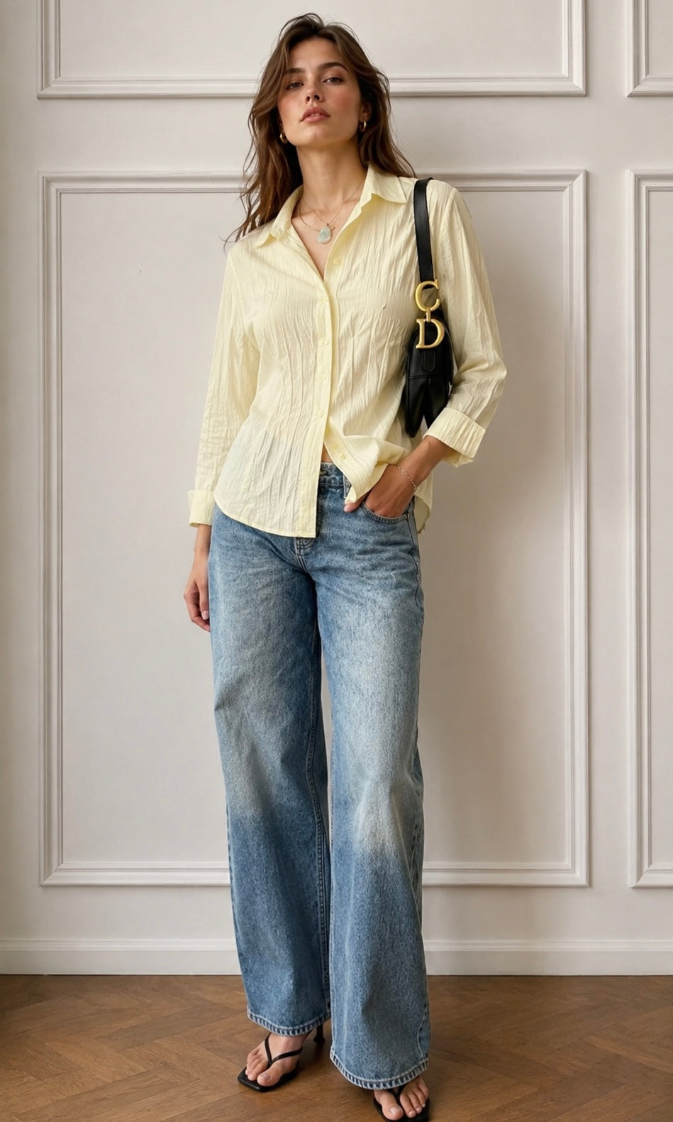 Wholesale Genevieve Crinkle Shirt for Boutique Retailers - Catwalk style wholesale