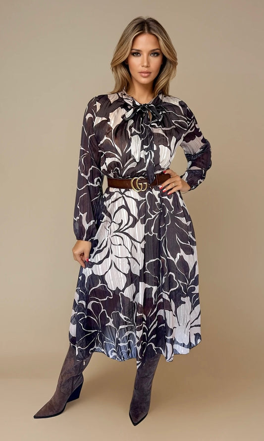 Gina Tie Neck Dress