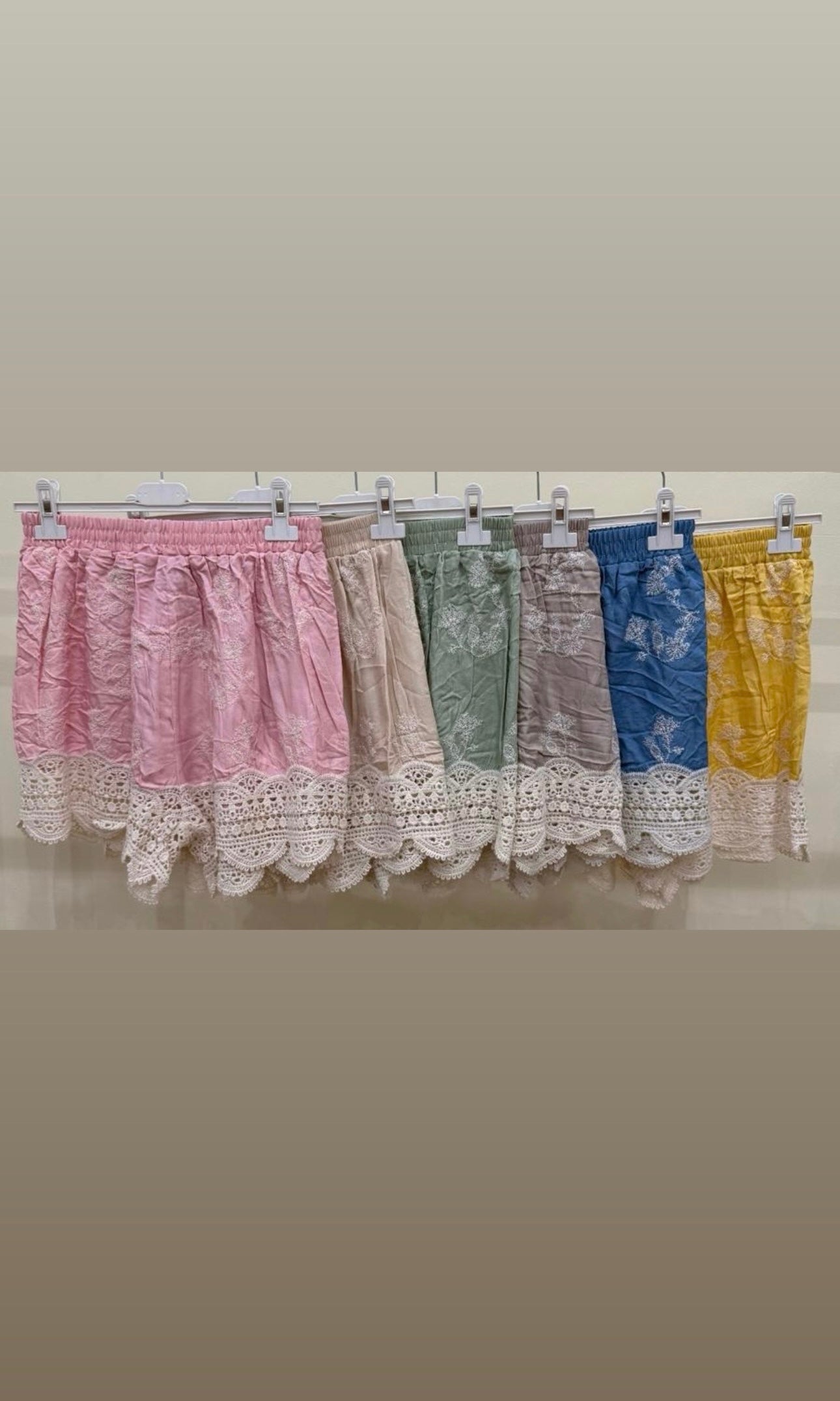 Pastel Crochet Trim Co-ord