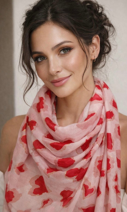 Heart scarf