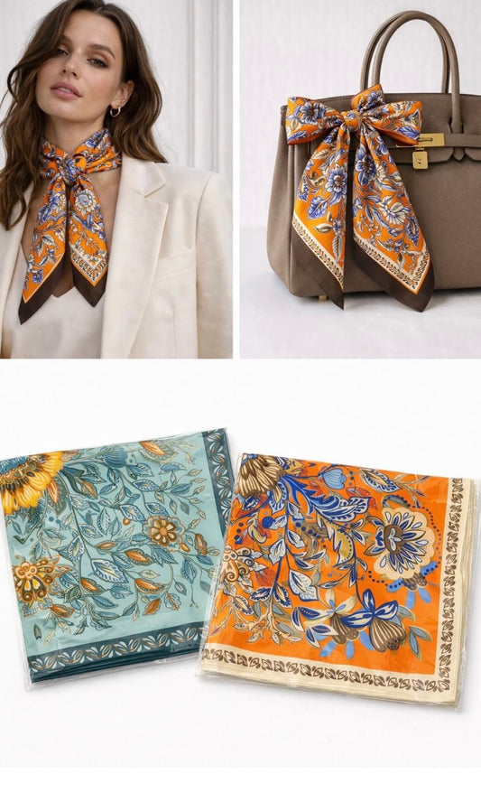Floral Neck Scarf