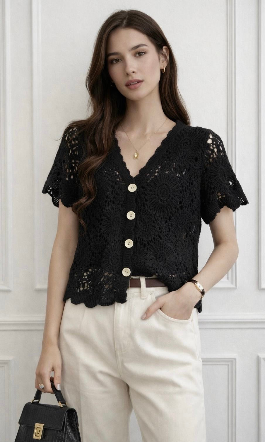 Matilda Crochet Cardi