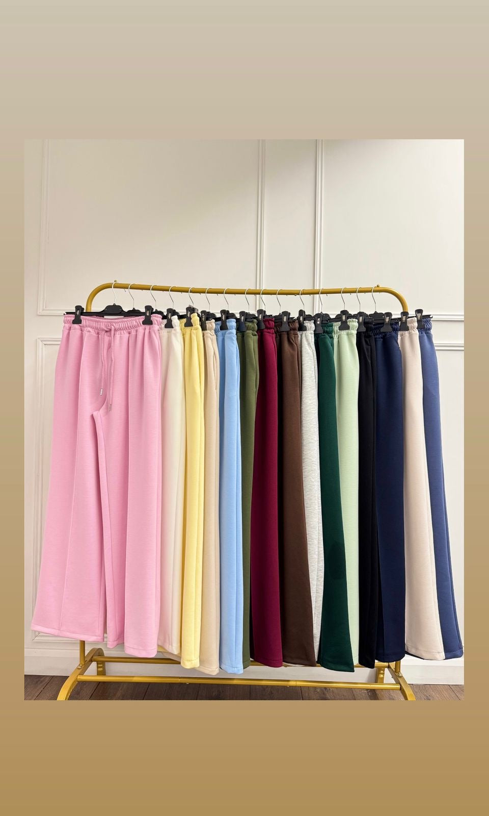 Zara scuba feel elasticated trouser