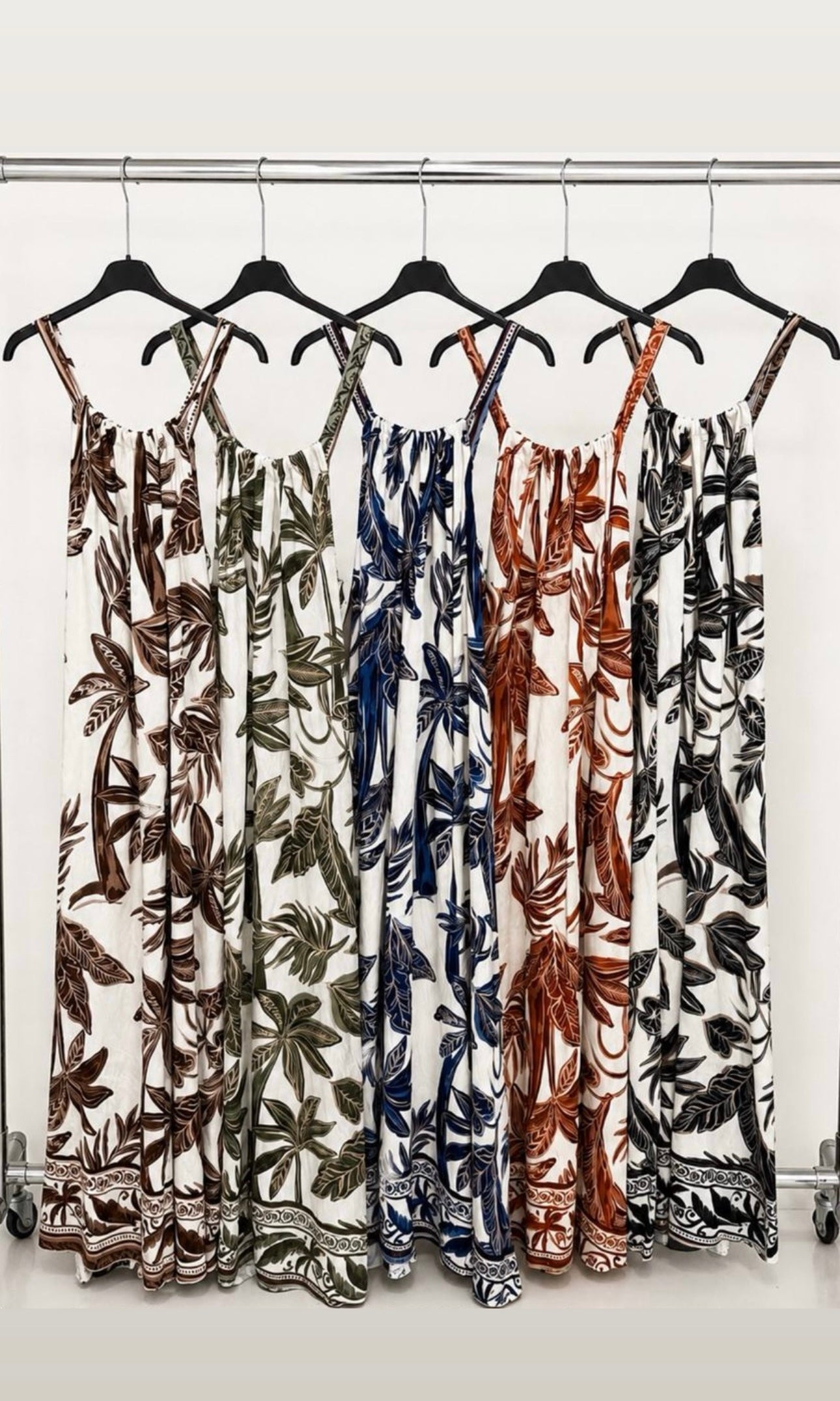 Palm Tie Back Dress