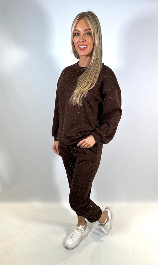 Sparkle scuba lounge suit