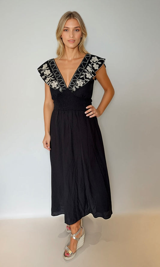 Sahara Embroidered Maxi Dress