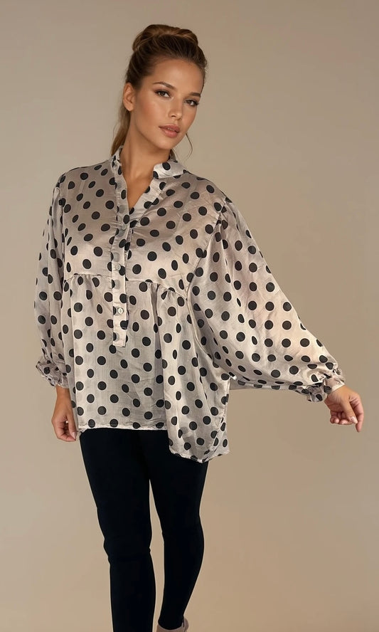Dottie puff sleeve blouse