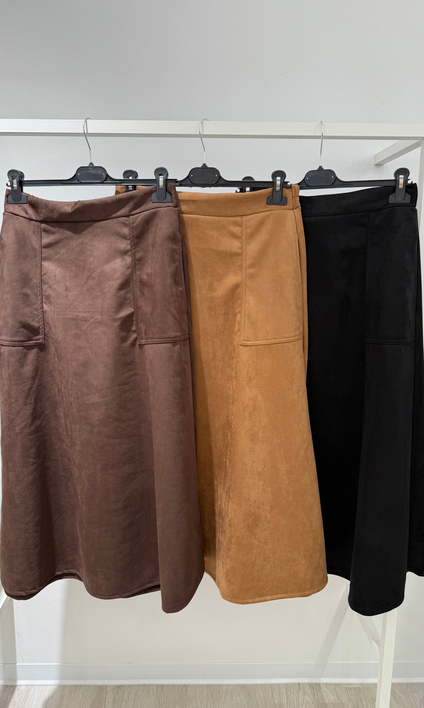 Rita Suedette Pocket Skirt