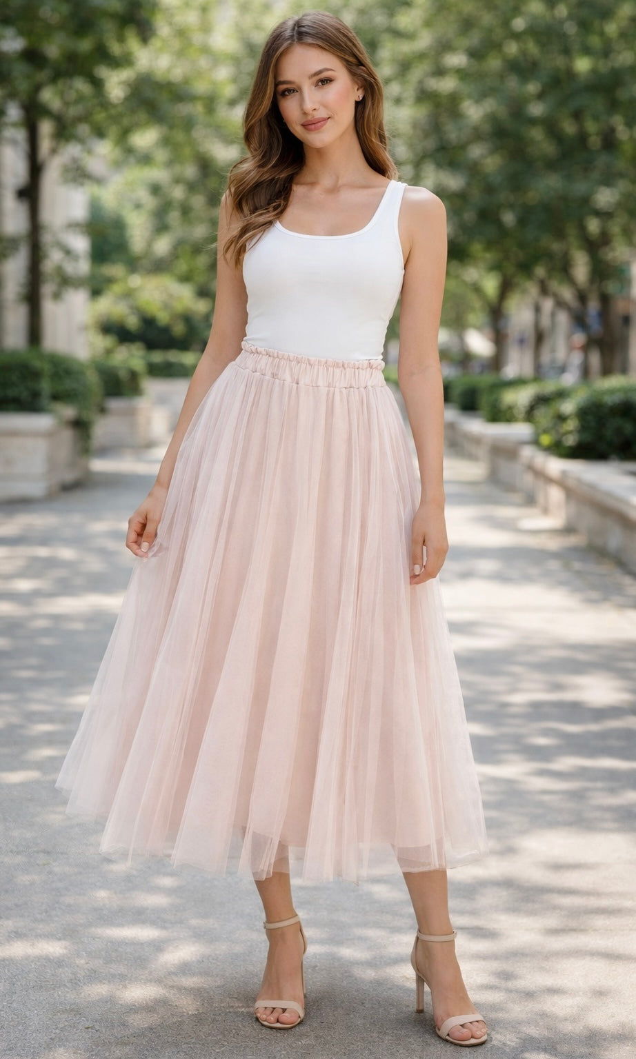 Plain Tulle Skirt