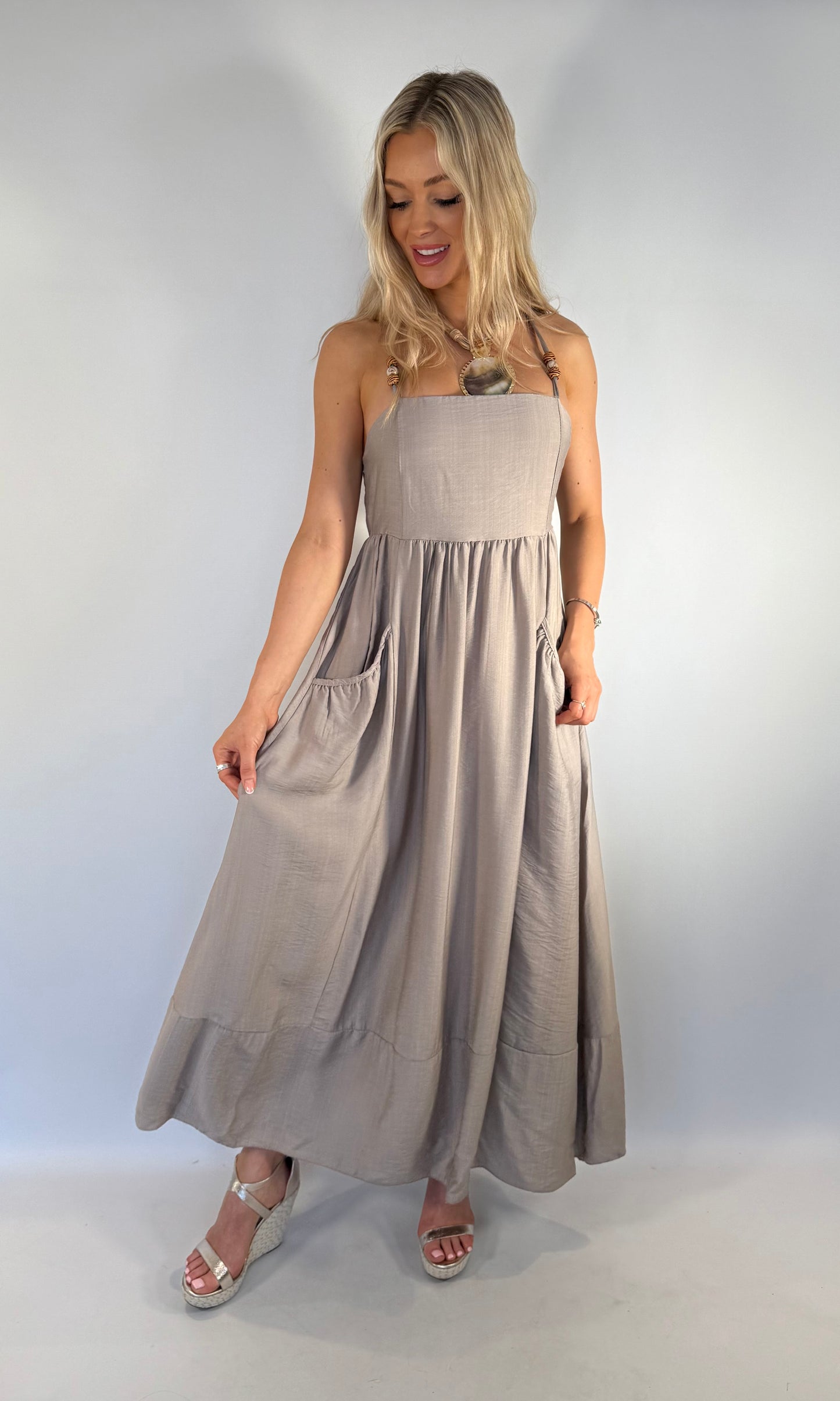 Boho Pocket Maxi Dress