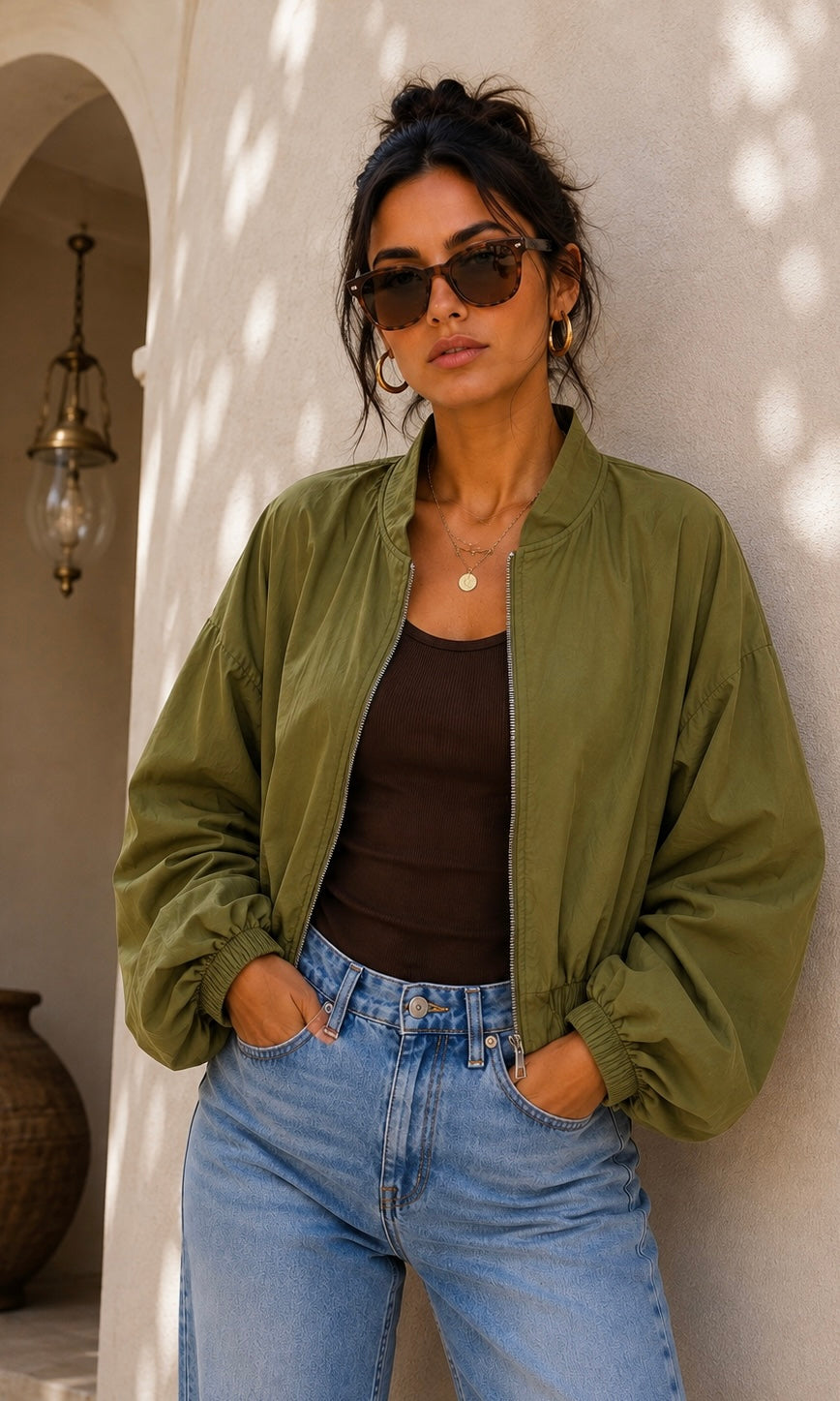 Scarlett Puff Hem Jacket