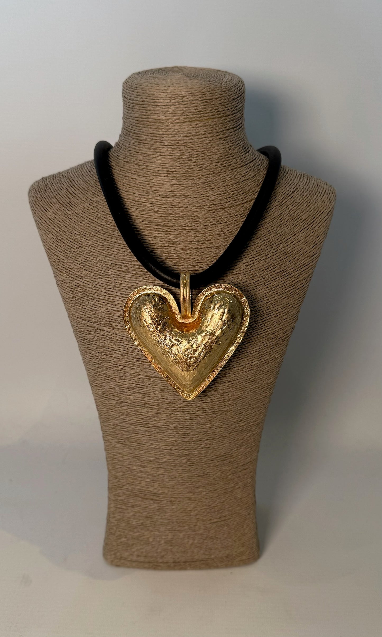 Roma Gold Heart Necklace