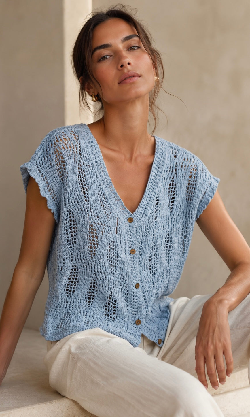 Rebecca crochet cardi