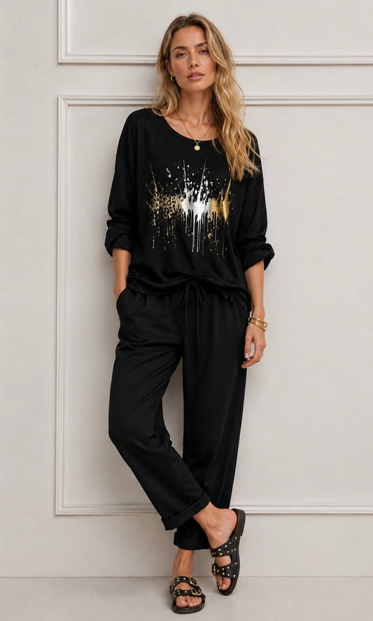 Olivia Splash Scuba Sweatshirt