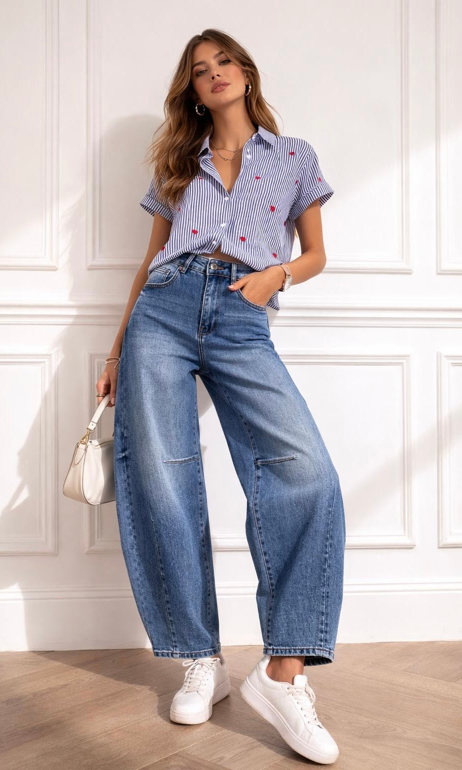 Wholesale Elsa Balloon Jeans (9072) for Boutique Retailers - Catwalk style wholesale