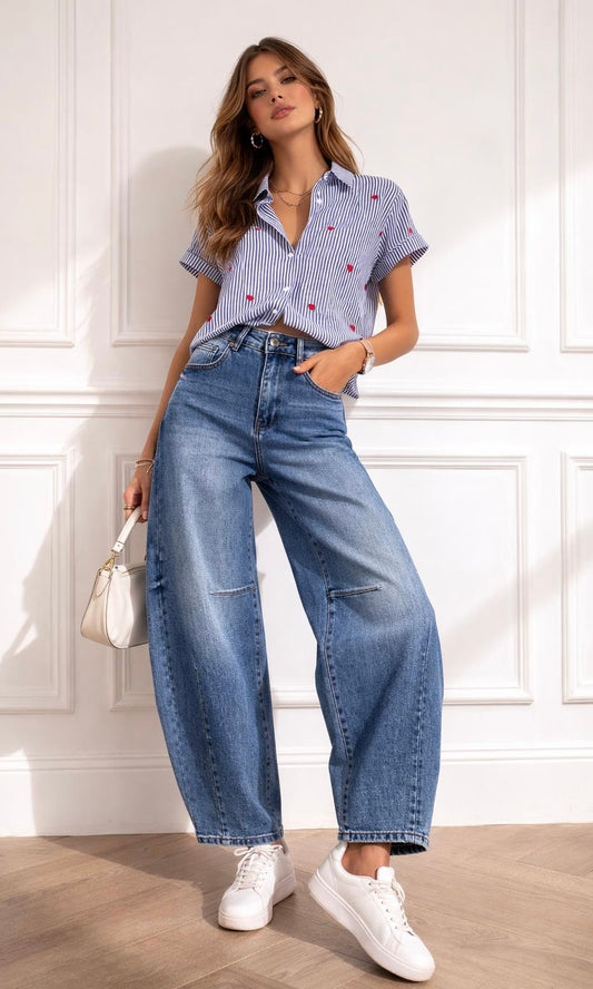 Elsa Balloon Jeans (9072)