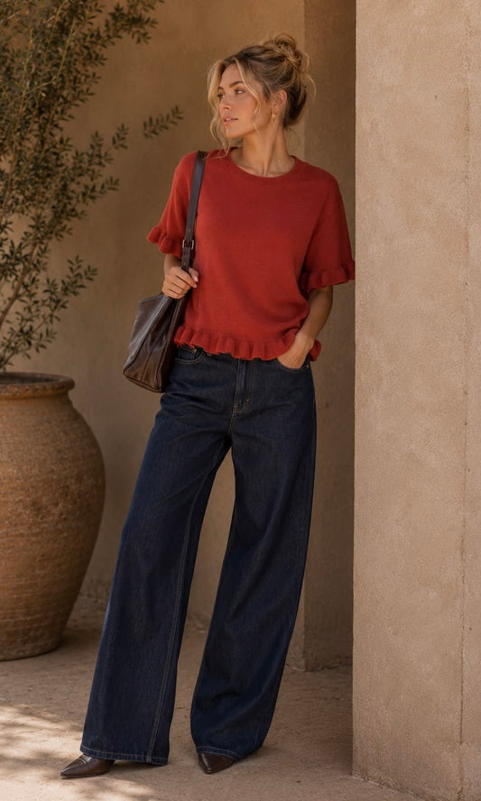 Libby Ruffle Hem J