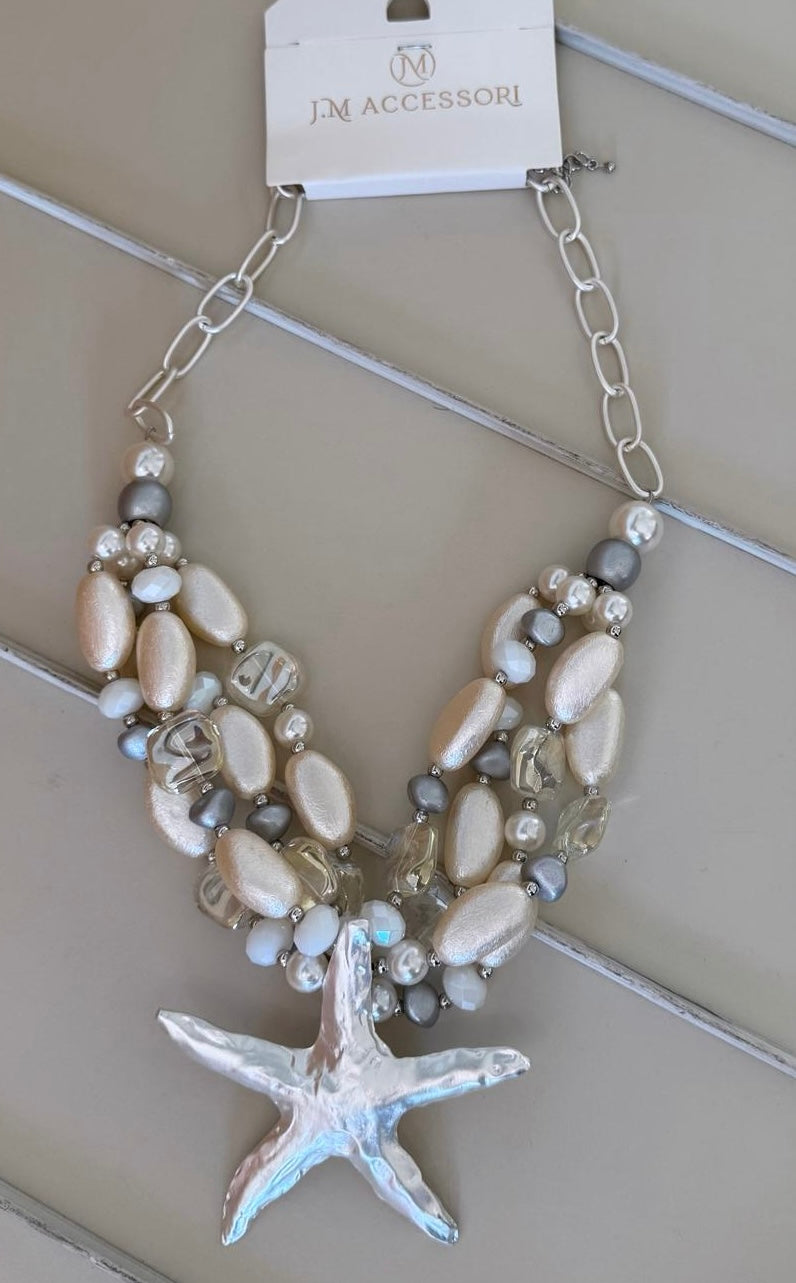 Ariel starfish necklace