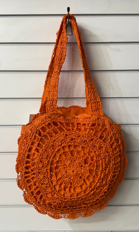 Woven Round Shopper Bag