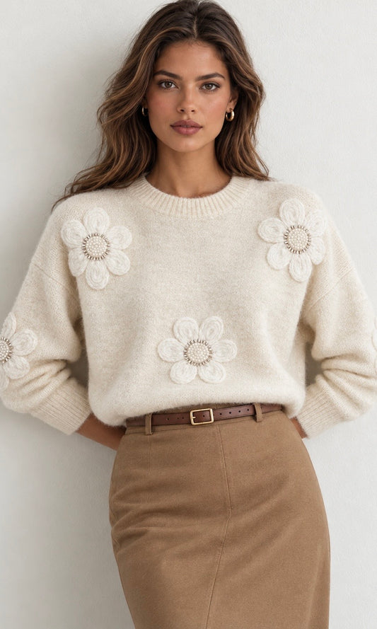 Bella daisy knit Jumper